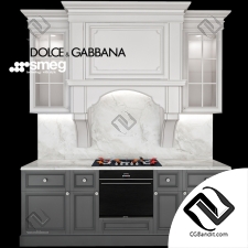 Кухня Kitchen furniture Smeg,Dolce & Gabbana