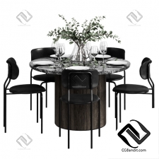 Стол и стул Table and chair GUBI