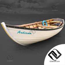 Транспорт Transport Wooden boat