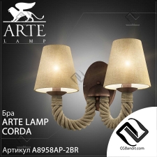 Бра Arte Lamp Corda A8958AP-2BR