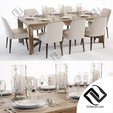 Стол и стул Table and chair Curations Limited Gernoble & Torino