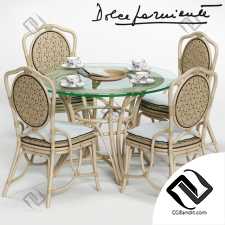 Стол и стул Table and chair Dolcefarniente DAISY and IRENE