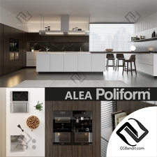 Кухня Kitchen furniture Poliform Varenna Alea 17