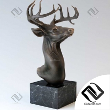 Скульптуры Deer head