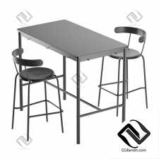 Стол и стул Table and chair Ikea Ingvar,Tommaryud