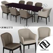 Giorgetti conference table and chair