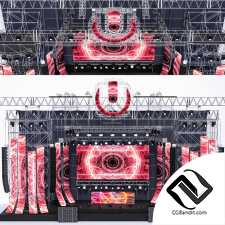 EDM Concert Stage