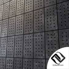 Concrete wall tile decor hole / Плитка для стен из бетона отверстия