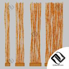 Bamboo low decor n6