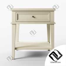 Manelin One Drawer Wood End Table