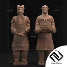 Скульптуры warriors of the terracotta army