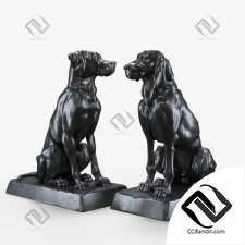 Скульптуры Two dogs
