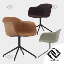 Стул Chair Muuto fiber swive base