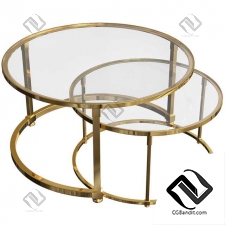 Living Room Furniture Gold Frame Coffee Table