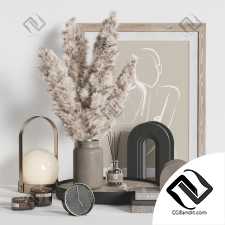 Декоративный набор Decorative set with dried flowers 80