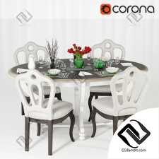 Стол и стул Table and chair Garda decor 2