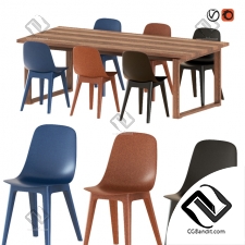 Стол и стул Table and chair Ikea Mörbylånga, Odger