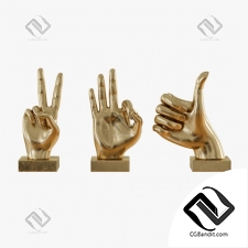 Металлическая рука Metallic Hand 3