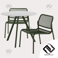 Стол и стул Table and chair Skagerak Mira Lounge