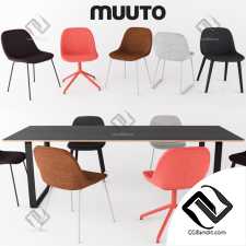 Стол и стул Table and chair by MUUTO 5