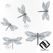 Metal Dragonfly Wall Décor