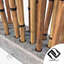 Bamboo low decor n6