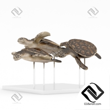Скульптуры Sculptures Turtles dec