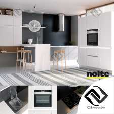 Кухня Kitchen furniture NOLTE Glas Tec Satin,Sigma Lack