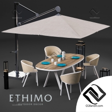 Стол и стул Table and chair Ethimo