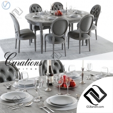 Стол и стул Table and chair Curations Limited Maison & Louis