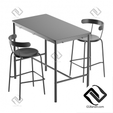 Стол и стул Table and chair Ikea Ingvar,Tommaryud