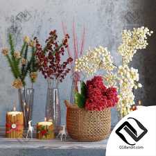 Декоративный набор Decor set Winter flowers