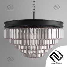 Подвесной светильник RH 1920s Odeon Clear Glass Fringe