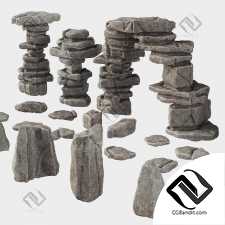 Stone rock desert constraction n1
