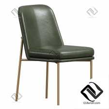 Стулья Jack Metal Frame Leather Westelm