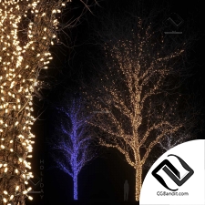 Деревья glowing