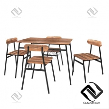 Стол и стулья Dining modern