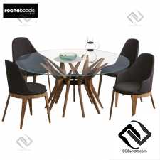 Стол и стул Table and chair roche bobois 2