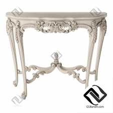 French bedroom Provencal Marie Antoinette White Console Table