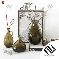 Декоративный набор with Glass Vase
