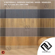 Wood material Материал дерево (6 материалов) - set 7