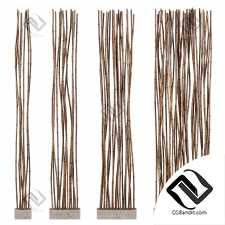 Bamboo low decor n7