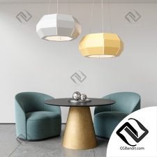 Стол и стул Table and chair Montbel Euforia System,Cono