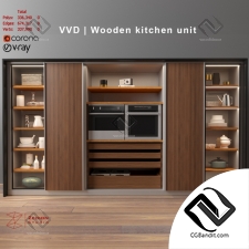 Кухня Kitchen furniture VVD Wooden unit