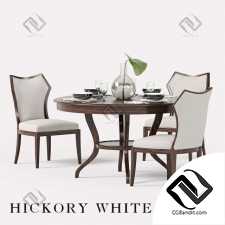 Стол и стул Table and chair Hickory White Halsey