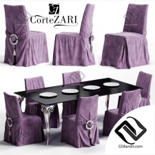 Стол и стул Table and chair Corte ZARI KARIS & ANTARES