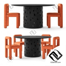 Стол и стул Table and chair Faina Design Toptun, Ztista