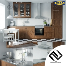 Кухня Kitchen furniture Ikea Edserum