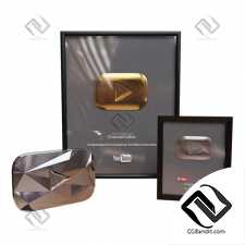 Декоративный набор YouTube Play Buttons