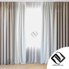 Шторы Curtains with tulle 79